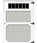 4’ SINGLE BARN WITH 10"x35" WINDOW