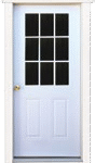 9-LITE HOUSE DOOR